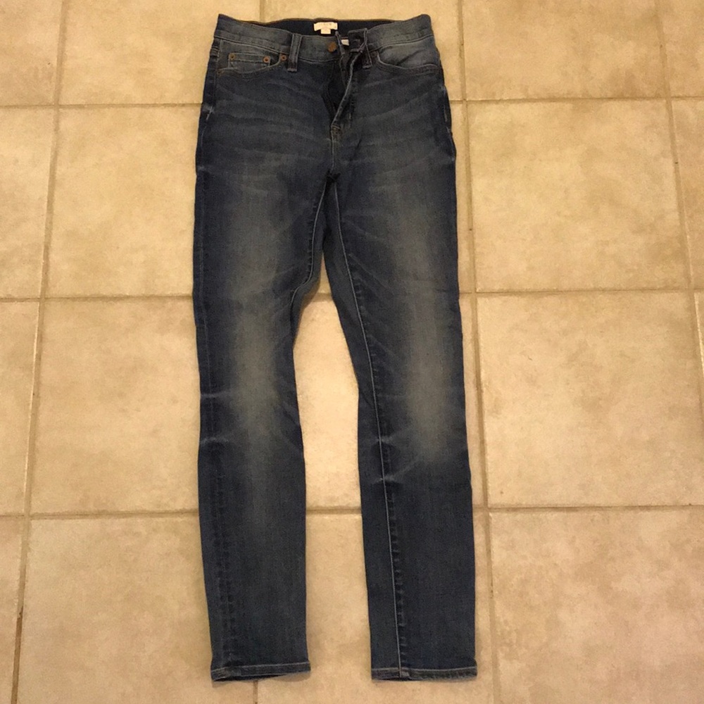 Jcrew high waisted skinny jeans